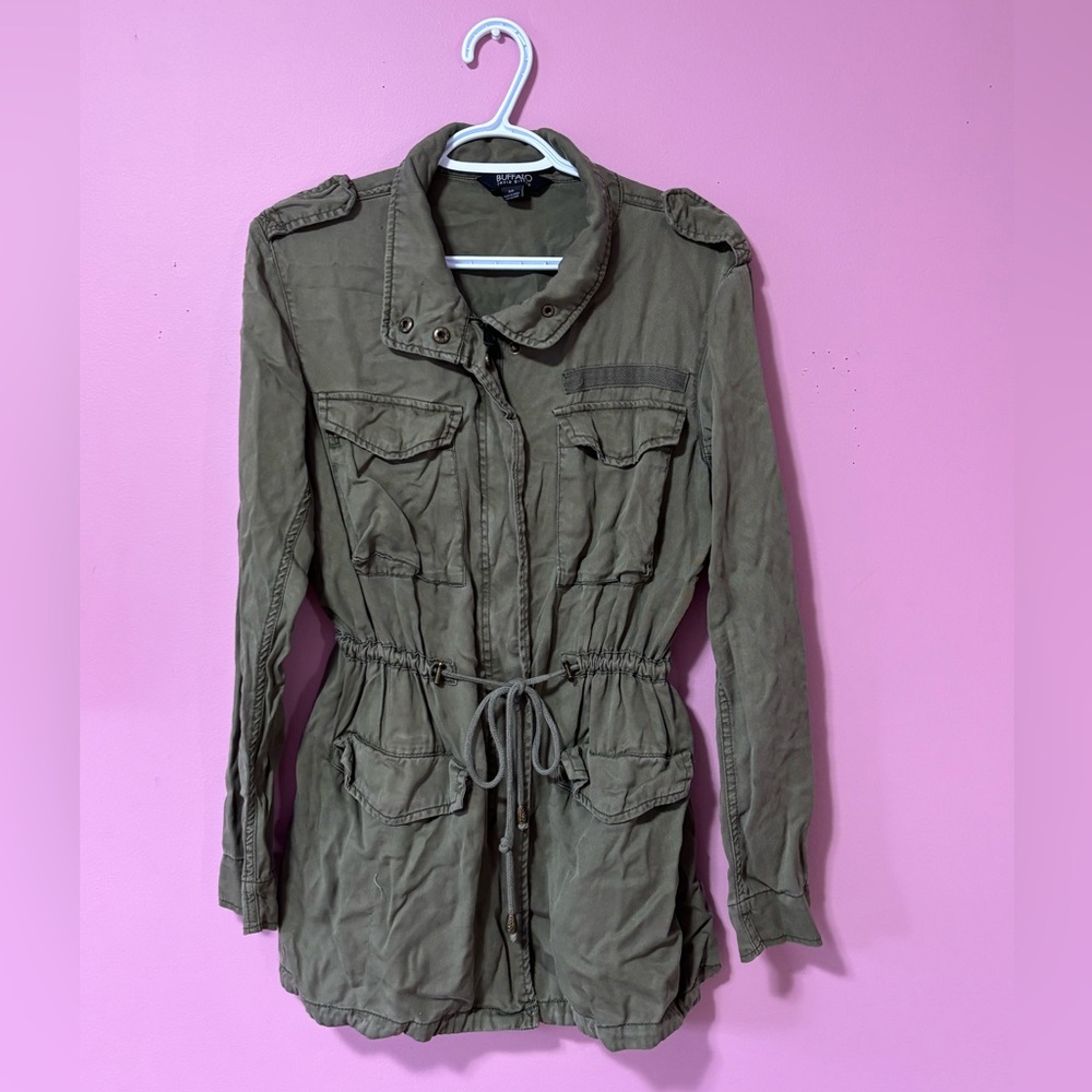 Buffalo David Bitton Green Utility Jacket